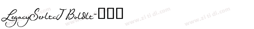LegacySerltcT Boldlt字体转换